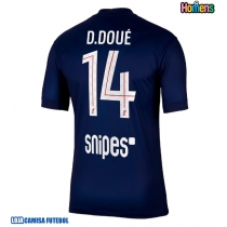 Camisa de Futebol Paris Saint-Germain Desire Doue #14 Equipamento Principal 2025-26 Manga Curta